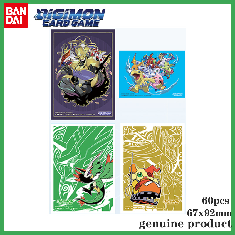 Card Penny Sleeve - Digimon Card Sleeves 60pcs Set, Official