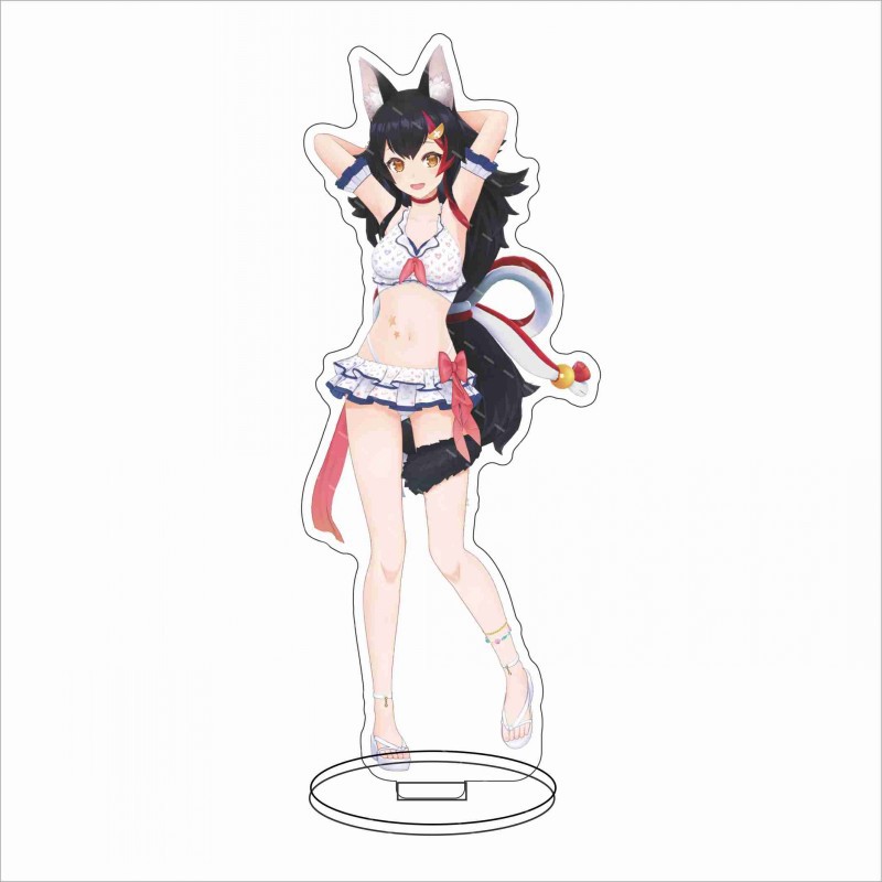 16CM Anime Hololive Shirakami  - огляд і ціна Figma Stand Set