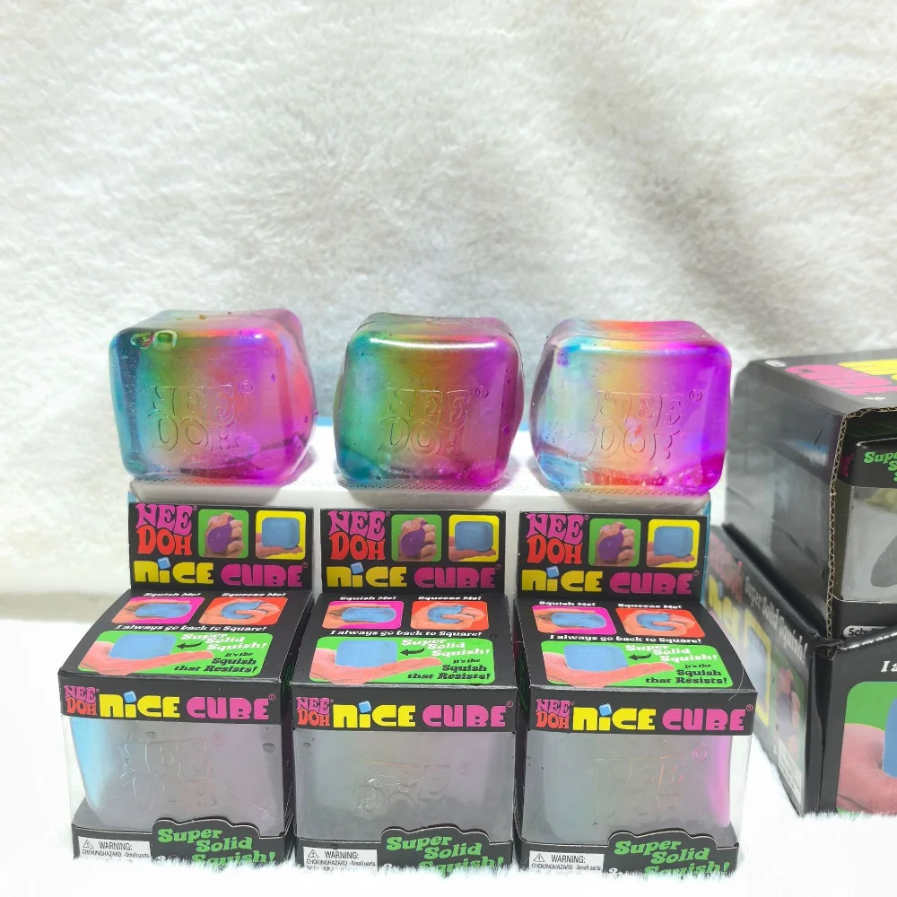NEEDOH Rainbow Cube Squishy Fi - огляд і ціна Fidget Cube Original