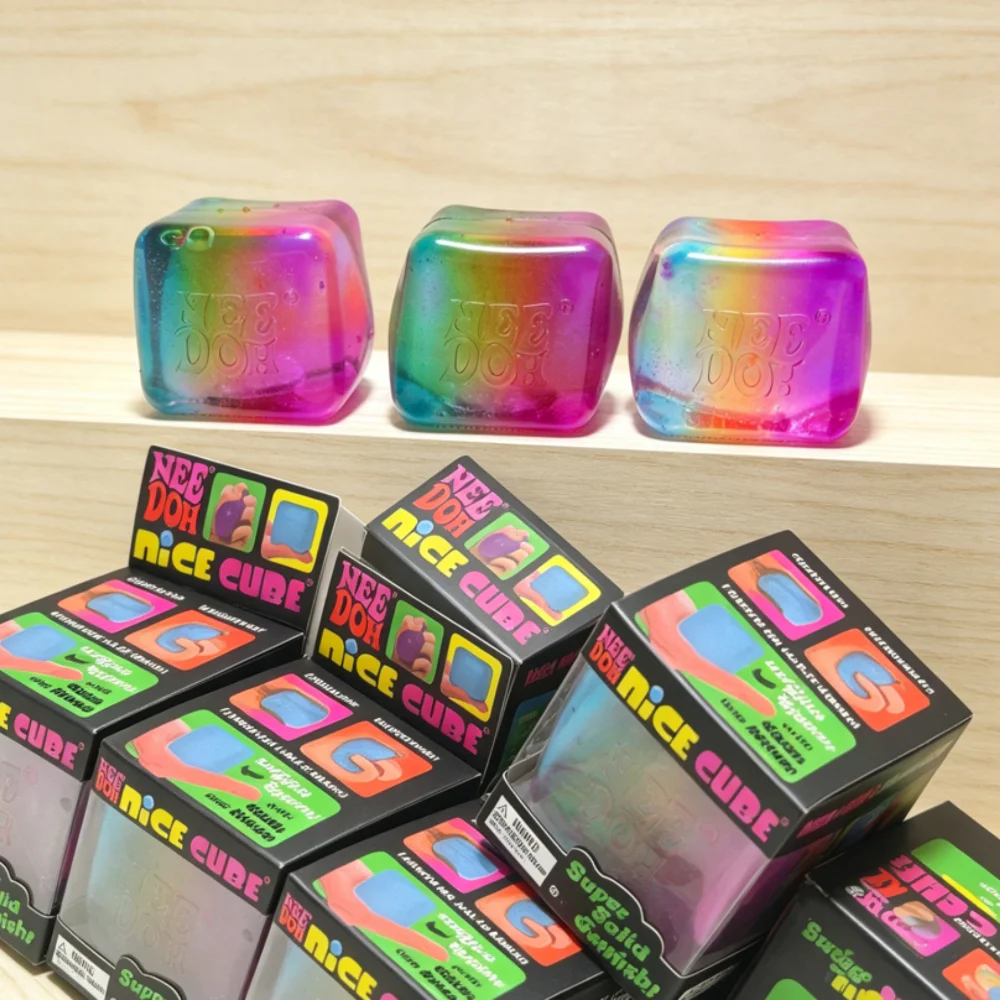 NEEDOH Rainbow Cube Squishy Fi - огляд і ціна Fidget Cube Original