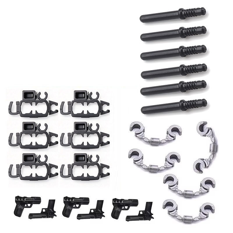 6PCS/SET US City Police Handcu - огляд і ціна Lego Set Creator